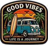 Camper-Patch „Good Vibes“