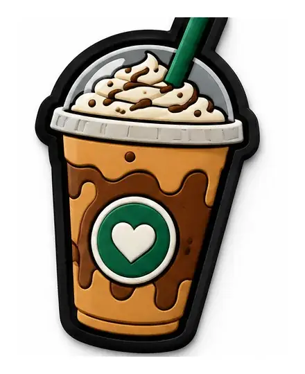 PVC-Patch Eiskaffee