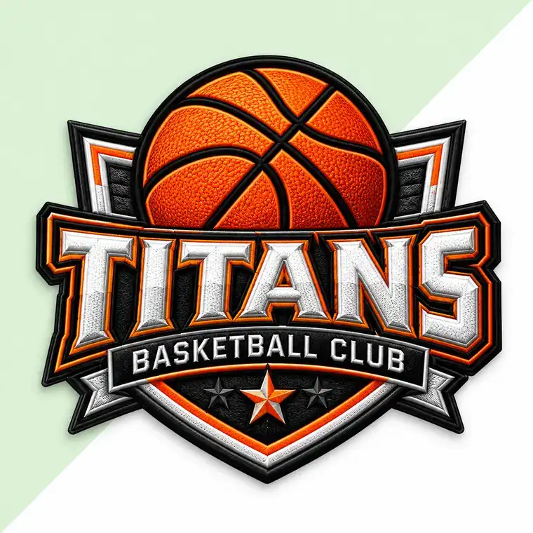 Basketballverein-Patch Titans