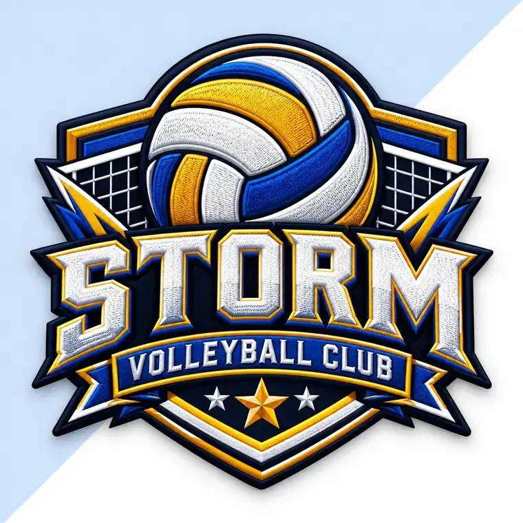 Volleyballverein-Patch Storm