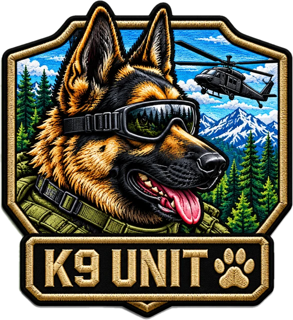 Diensthundestaffel-Patch K9